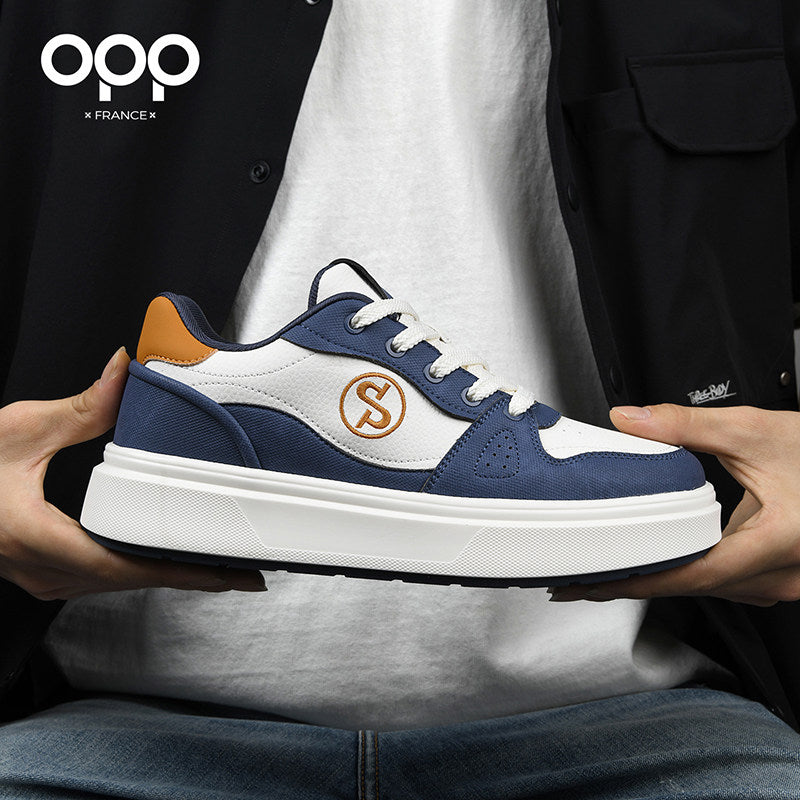 OPP men's shoes spring 2026 new men's light luxury versatile platform sports leisure low-top niche high-end board shoes