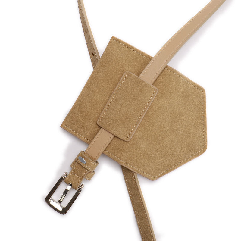 Cross-border women's belt waist bag female high-end Internet celebrity fashion versatile jeans belt women's mini waist bag