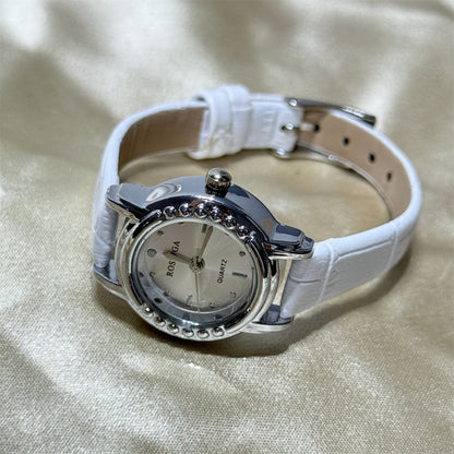 Foreign trade best-selling wholesale price, new silver chain exquisite small dial watch for women, fashionable temperament, high-end feel for students