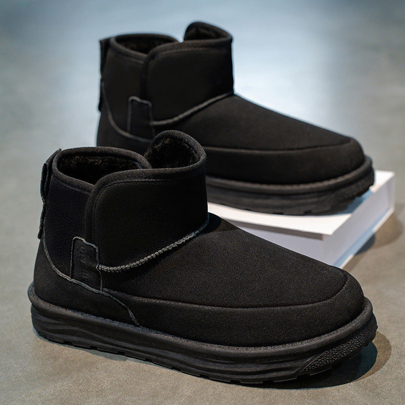 2025 Autumn/Winter Mid-Top Men's Snow Boots, Warm Fashion Boots, Outdoor Casual Men's Shoes, Sports Snow Boots for Men