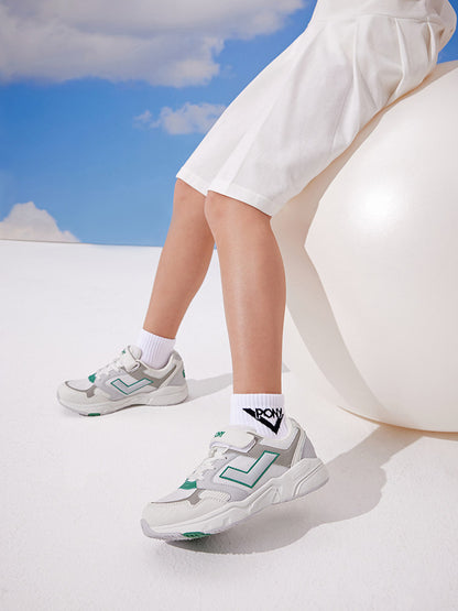 PONY Boys and Girls Shoes 2025 Spring New Cushioned Lightweight and Comfortable Casual Sneakers 241K1MJ01GN