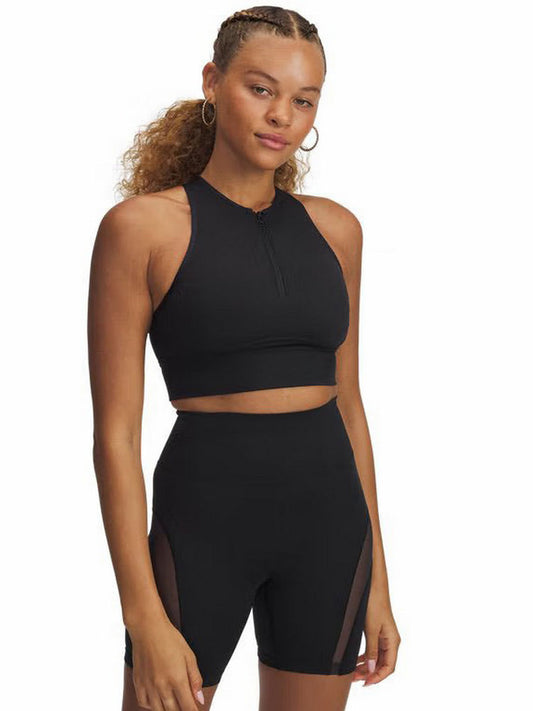 UA Under Armour Spring & Summer Meridian Soft Series Women's Zipper Training Sports Vest 6000361-001