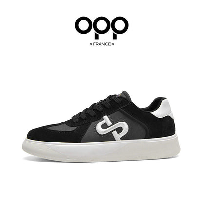 OPP men's shoes spring 2026 new retro low-top lightweight and versatile casual sports light luxury leather trendy brand shoes