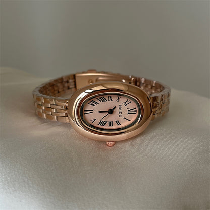 Manufacturer for foreign trade supply: best-selling trending bathtub oval women's watches, exquisite pre-owned small gold watches, quartz women's watches