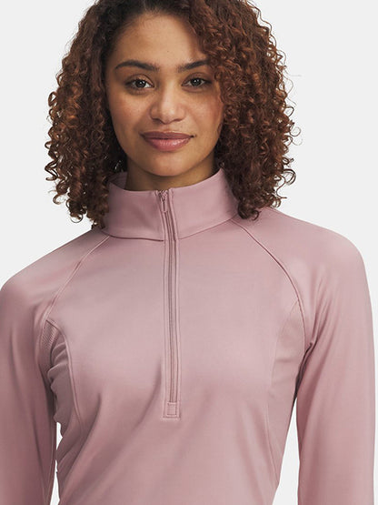 Under Armour Jacket Women's Fall Winter Meridian Knit Training Sports Half Zip Jacket 6003993-673