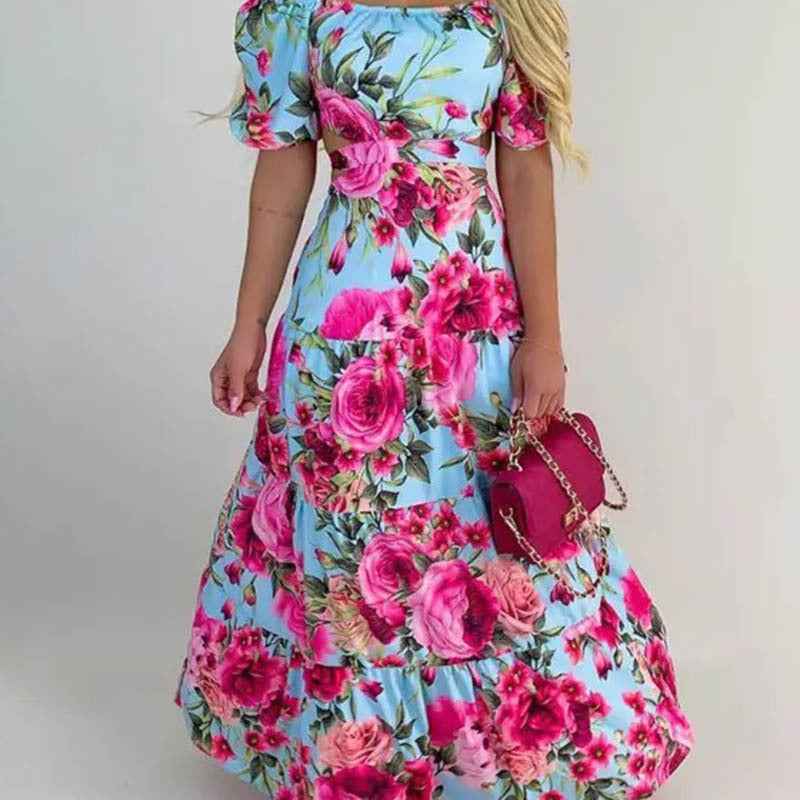 2025 summer new European and American cross-border fashion temperament, elegant commuting, dignified commuting, casual and versatile two-piece set 661