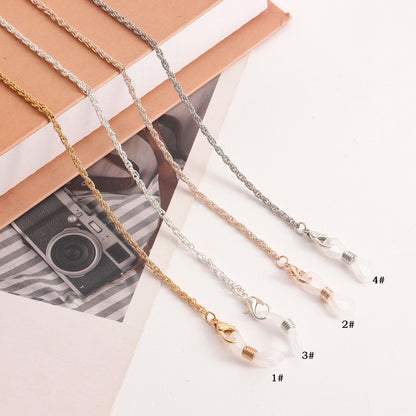 European and American cross-border fashion mask hanging chain, eye chain, Amazon simple mask chain, metal glasses chain manufacturers, spot