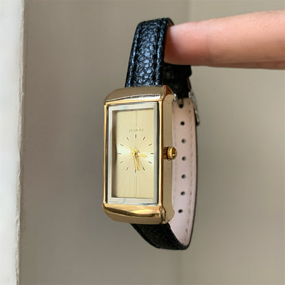 Internet celebrity bestseller wholesale slim strip used women's watches, niche women's workplace classic belt casual quartz watches