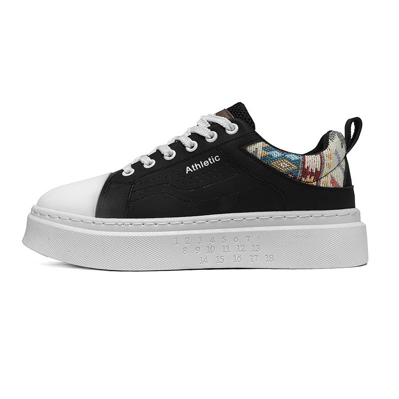 Men's Shoes 2026 New Spring Trendy Versatile Niche Original Embroidered Board Shoes Men's Sports Casual Thick-Soled Trendy Shoes