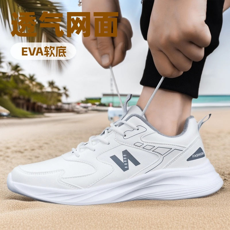 2025 Spring New Men's and Women's Versatile Trendy Shoes Breathable Mesh Lightweight Running Sports Shoes Cross-border Wholesale