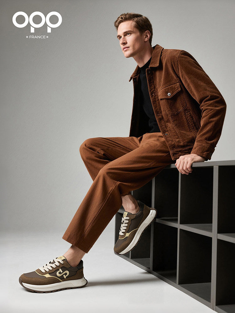 OPP Forrest Gump Men's 2026 Spring Board Shoes Trendy Sneakers Comfortable and Versatile Casual Daddy Shoes Platform Trendy Shoes