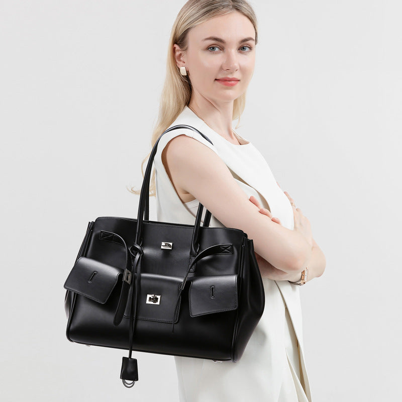 Bolsa tote Novo modelo Marca B rodeo Bolsa fashion minimalista Bolsa elegante Grande capacidade para o dia a dia Bolsa de ombro