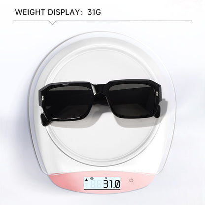 Arrow Ink Spike Sunglasses, European and American Cross-border Trendy Sunglasses, Large Square Frame Sunglasses, High-End Sunglasses for Men and Women