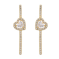 Stud earrings - gold