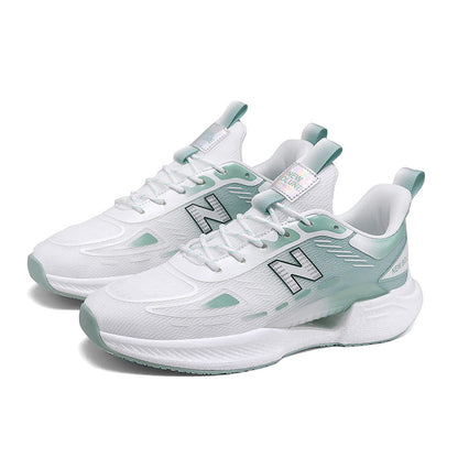 Primavera e outono New Balance Cool Running Shoes 2025 New Mesh Sneakers Teenagers Student Casual Couple Sneakers