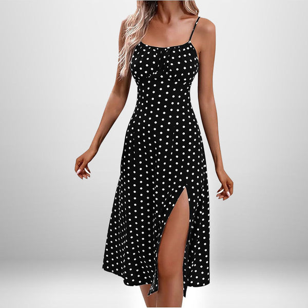 2026 spring-spring new cross-border Amazon European and American fashion elegant sexy slim print slip dress