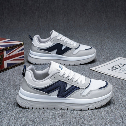 Primavera e outono New Balance Cool Running Men's Shoes Spring New Lightweight and Wear-Resistant Outdoor Breathable Casual Shoes Sports Board Shoes Sapatos Masculinos