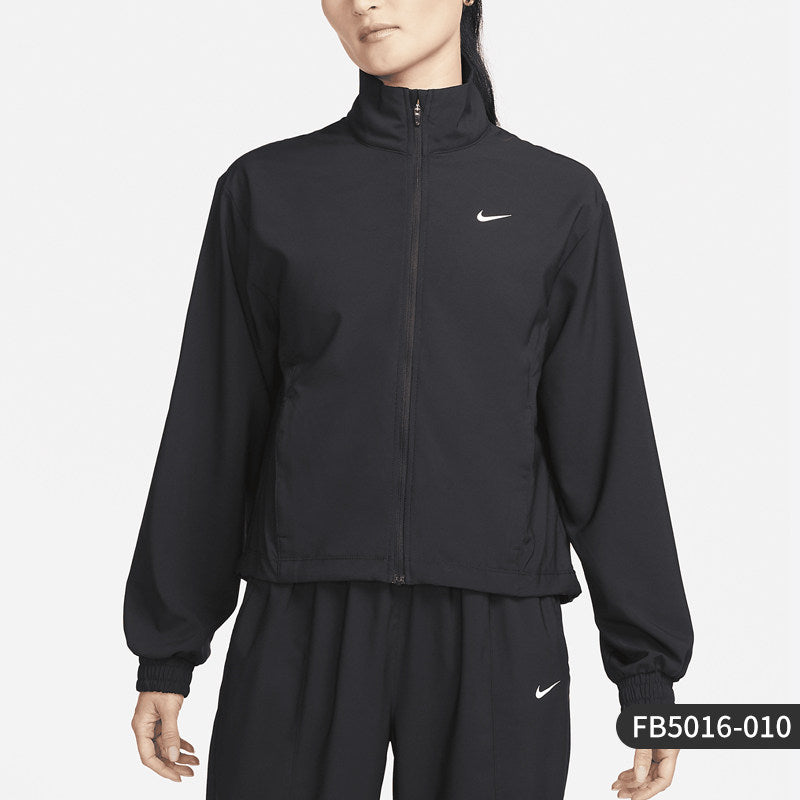 Nike Nike Official Authentic Spring New Breathable Stand-Neck Women's Track Jacket FB5016-010