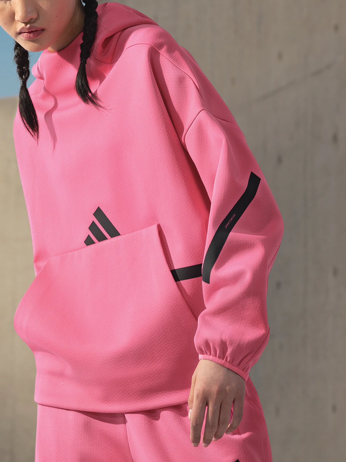 Adidas Official Authentic W Z N E OH HD Women's Lightweight Thermal Sweatshirt JD6409