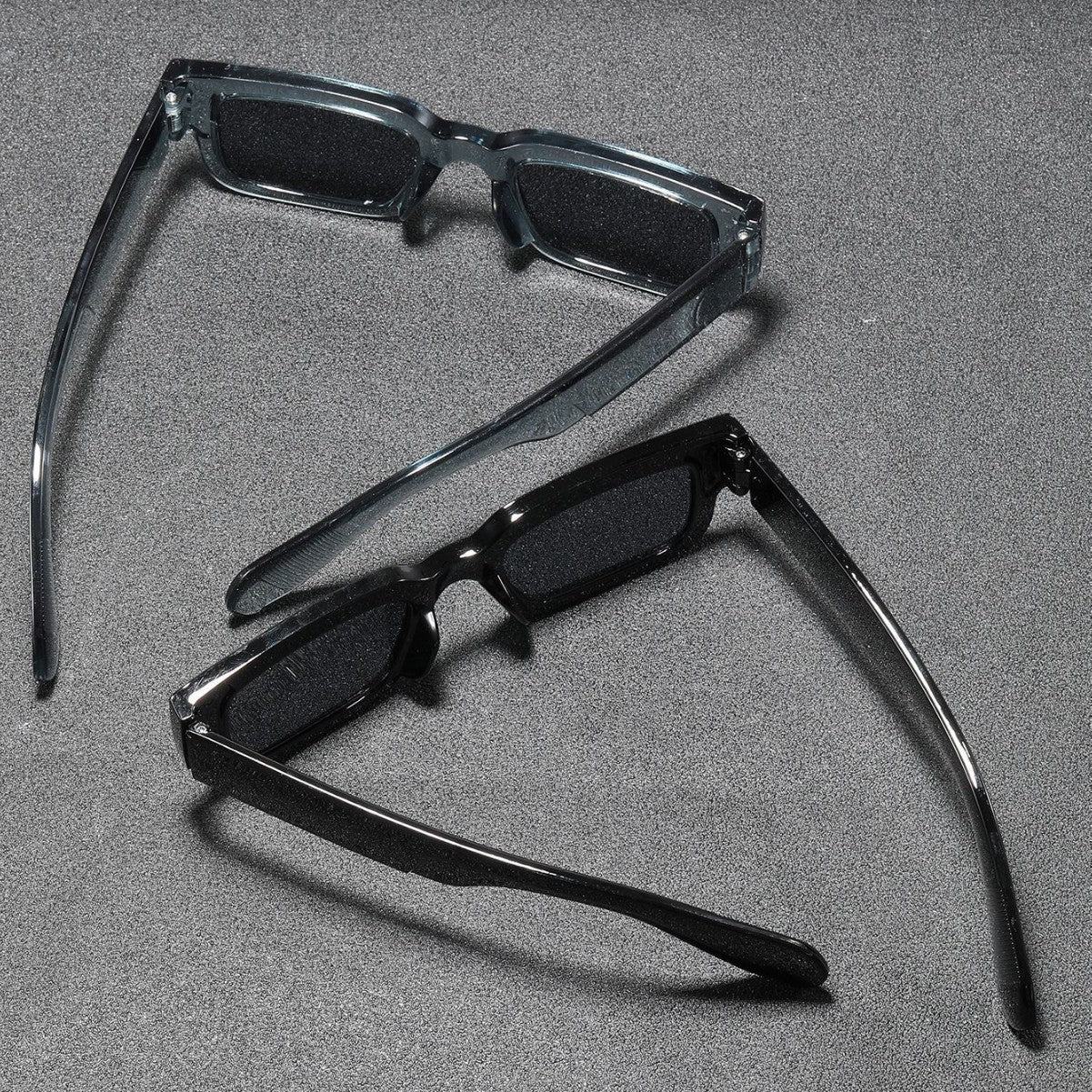 2. Accessory fashionable square frame sunglasses, vintage European and American INS sunglasses, UV-blocking sunglasses, versatile trendy sunglasses