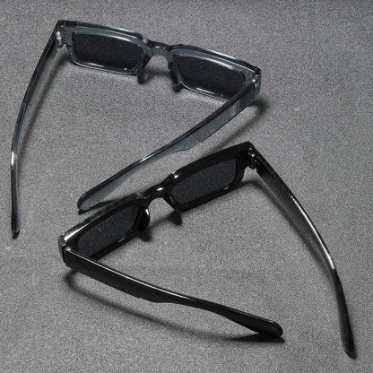 2. Accessory fashionable square frame sunglasses, vintage European and American INS sunglasses, UV-blocking sunglasses, versatile trendy sunglasses