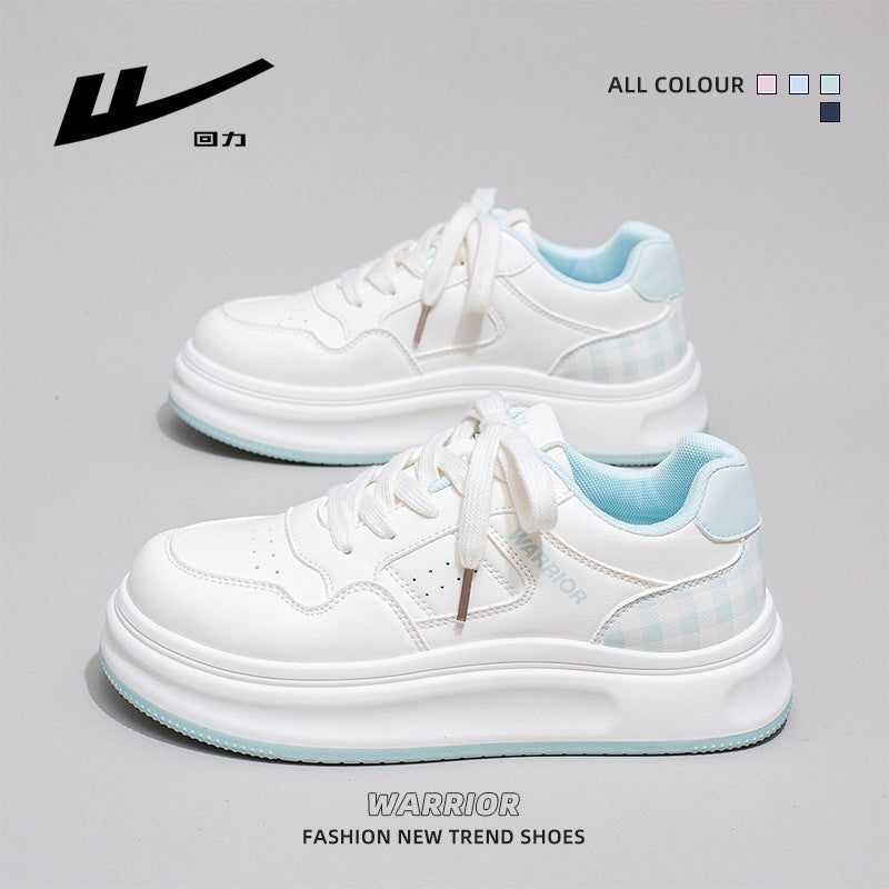Huili new platform fashion board shoes small fresh casual high-value white shoes versatile solid color preppy style women's shoes