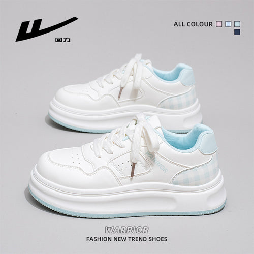 Huili new platform fashion board shoes small fresh casual high-value white shoes versatile solid color preppy style women's shoes