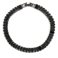 Black zirconia gun, black bracelet