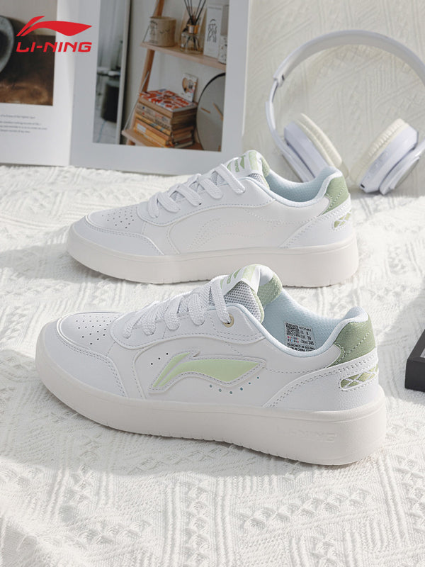 Li-Ning Yuanbao Pure Sneakers, Women's Shoes, Summer New Casual Shoes, Low-top Trendy Small White Shoes, Soft-soled Sneakers