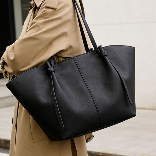 Bolsa tote Internacional elegante para o dia a dia bolsa europeia e americana fashion design sofisticado Bolsa minimalista Grande capacidade Bolsa de ombro feminina