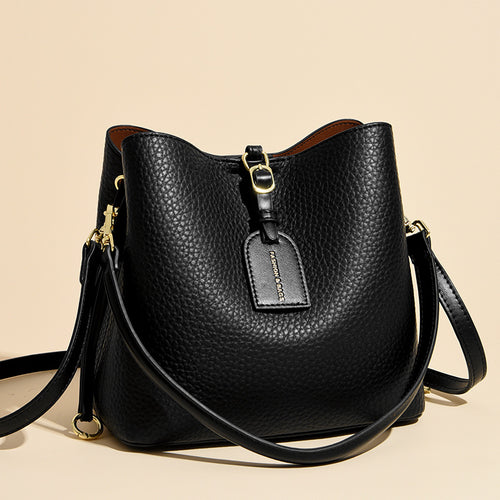 Bolsa bucket feminina Novo modelo 2026 fashion Bolsa de mão feminina Grande capacidade minimalista para o dia a dia Bolsa transversal versátil bolsa de mão