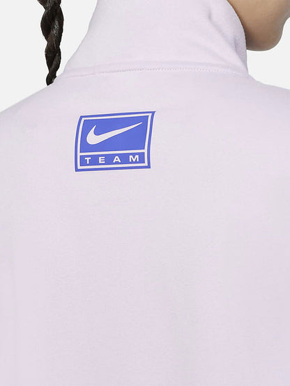 Nike Official Genuine Women's Loose Comfortable Casual Sports Stand Collar Jacket DQ6384-530
