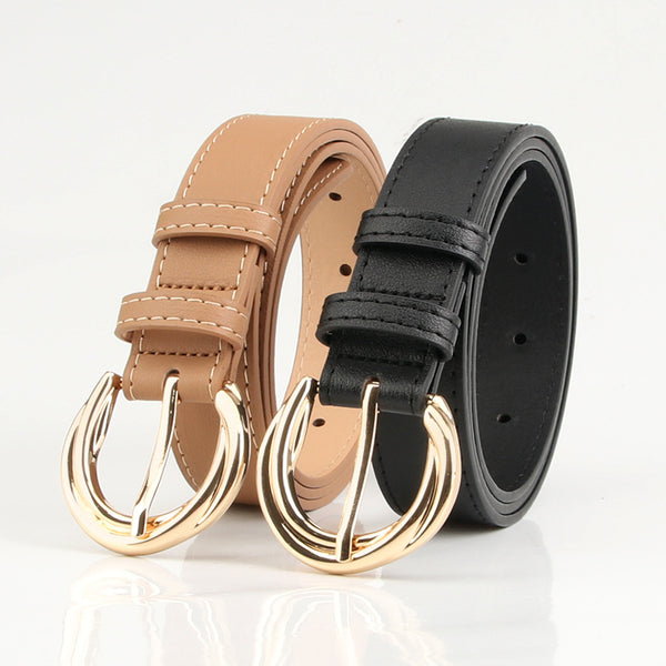 Cross-border women's belts are fashionable and versatile, Korean version alloy belts, simple personality decoration dresses, jeans belt manufacturers