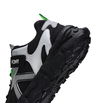 PONY Boys and Women's Shoes Spring 2025 New Retro Comfortable Cushioning Casual Sneakers 241K1MD03BK