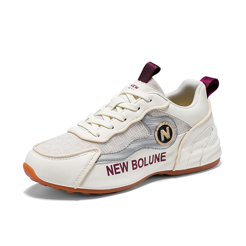 Primavera e outono New Balance Cool Run, verão Respirável Plataforma Daddy Shoes, Casual Versátil Sola de Bolsa, Soft Sole Sneakers, Sapatos Masculinos