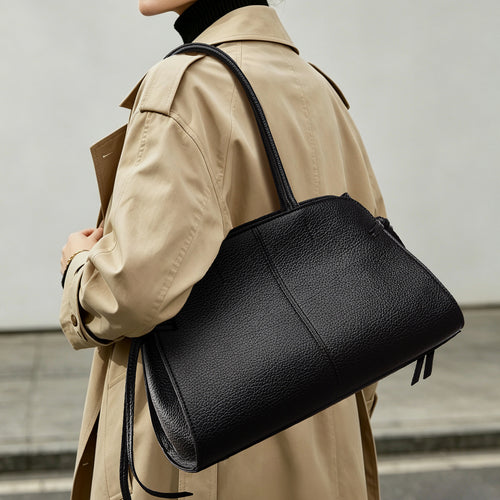 Internacional Bolsa tote europeia e americana fashion minimalista Bolsa de ombro Grande capacidade para o dia a dia Bolsa de mão feminina atacado comércio internacional bolsa grande