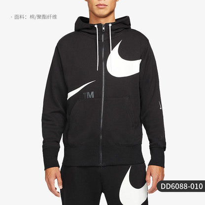 Nike Official Genuine Men's Big LOGO Broken Hook Hooded Sports Jacket Jacket DD6088-437