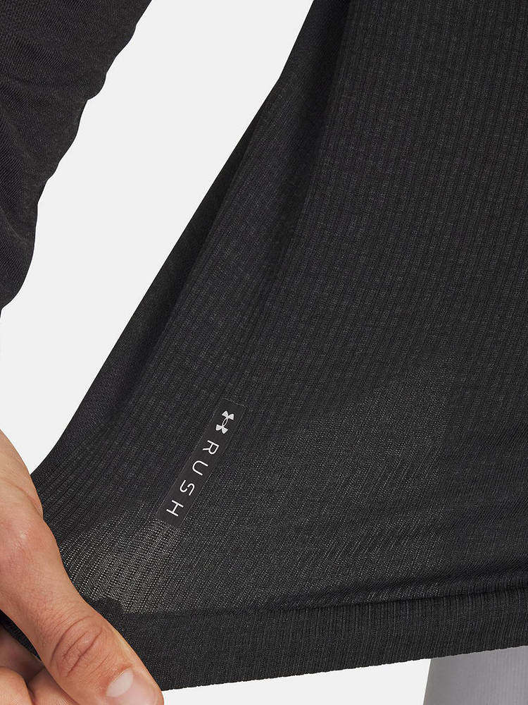 Under Armour Autumn and Winter New RUSH Men's Leisure Sports Running Fitness Crew Neck Long Sleeve T-Shirt 6004882-005