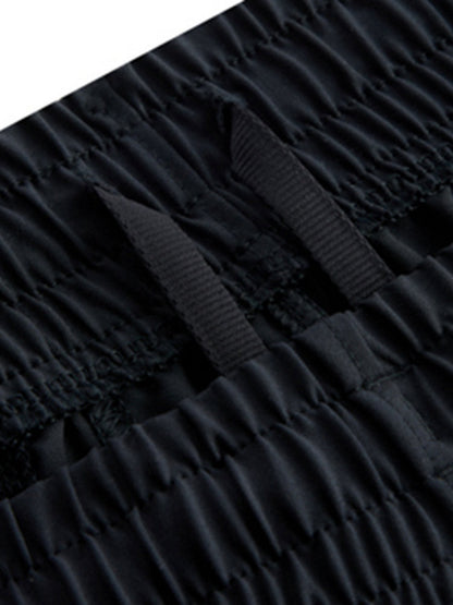 UA Under Armour Autumn and Winter New Comfortable Series Men's Leg Tightening Athleisure Drawstring Pants 6003861-001