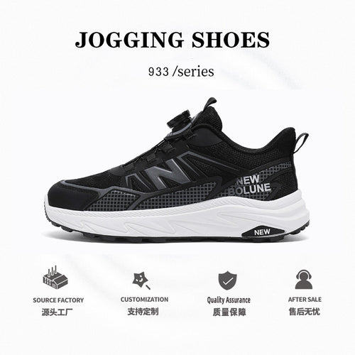 Primavera e outono New Balance Cool Run Renda-Free Tênis Conveniente e Simples verão Respirável Botão Tênis Sapatos Masculinos Atacado