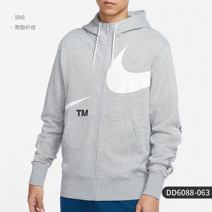 Nike Official Genuine Men's Big LOGO Broken Hook Hooded Sports Jacket Jacket DD6088-437
