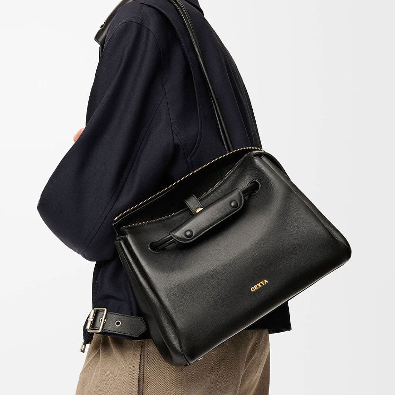 L marca estilo semelhante Bolsa de ombro elegante couro macio Bolsa tote Grande capacidade Bolsa para o dia a dia versátil Bolsa transversal feminina