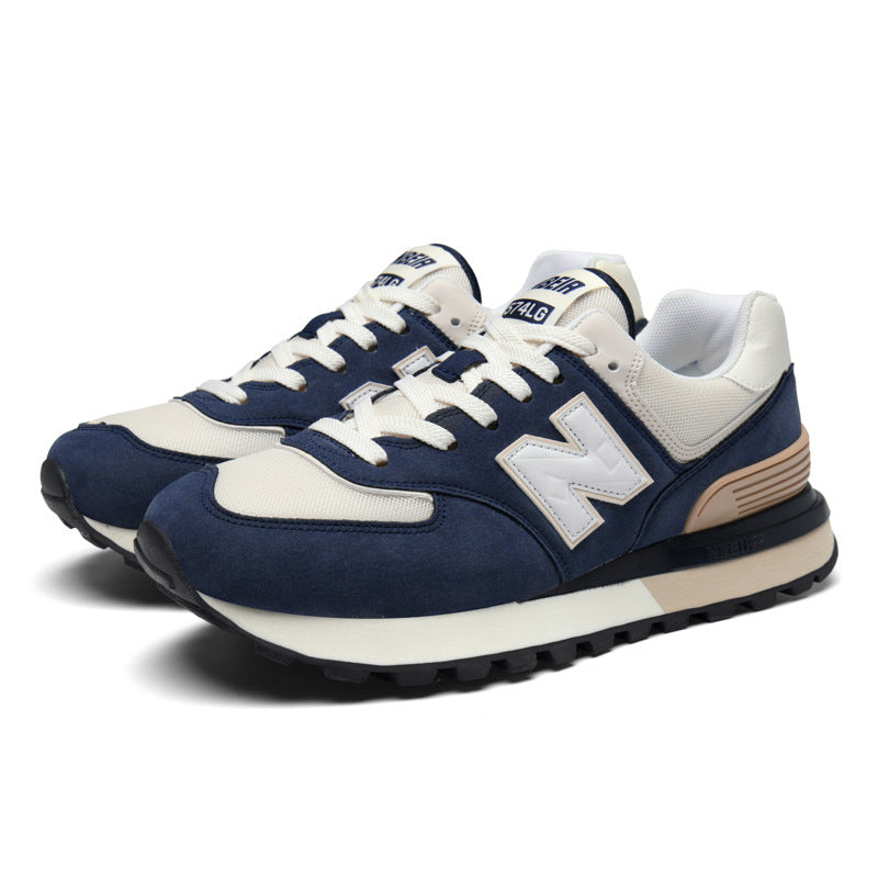 Tênis personalizados de fábrica primavera e outono New Balance Cool Run Height Aumentar Classic 574 Casal Casual Shoes Factory Direct Sales.