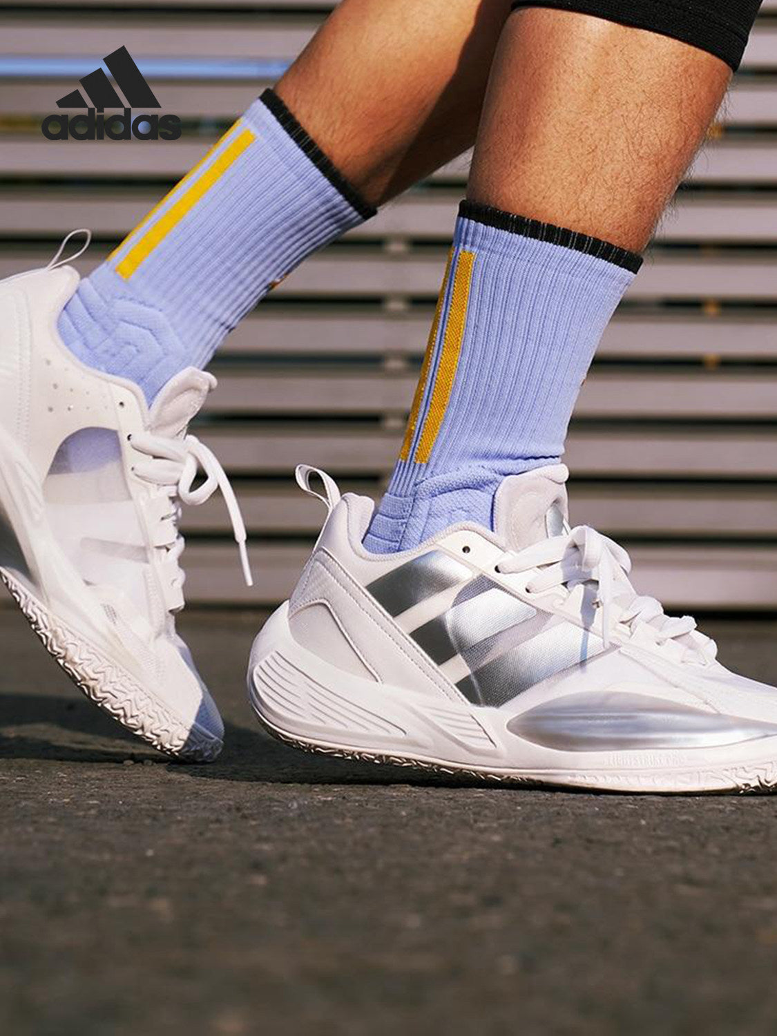 Adidas Official Genuine XENOBURST Men's Lace-up Breathable Abrasion Resistant Basketball Shoes KK3526