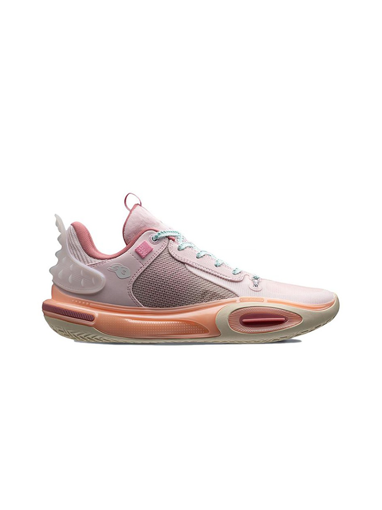 LiNing Li Ning Men's Year of the Rabbit City 11 light rose pink low-top sports basketball shoes ABAT005-7-5