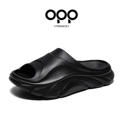 OPP sandals men's summer wear coconut slippers thick-soled feeling sports non-slip men's beach sandals