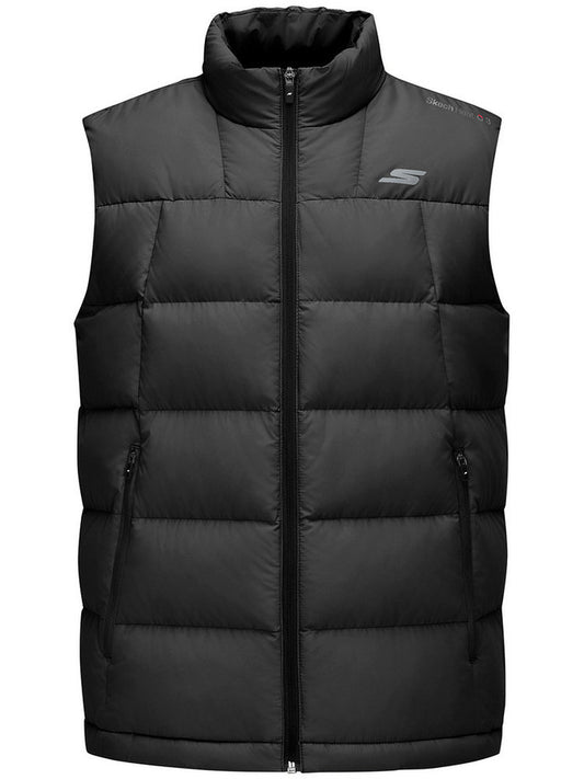 Skechers Men's Down Vest 2025 Fall/Winter Fashion Casual Warm Woven Down Vest P425M013