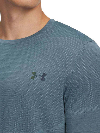 Under Armour Short Sleeve Autumn Winter New Men's Fitness Running Training Breathable Sports Leisure T-Shirt 1376781-418