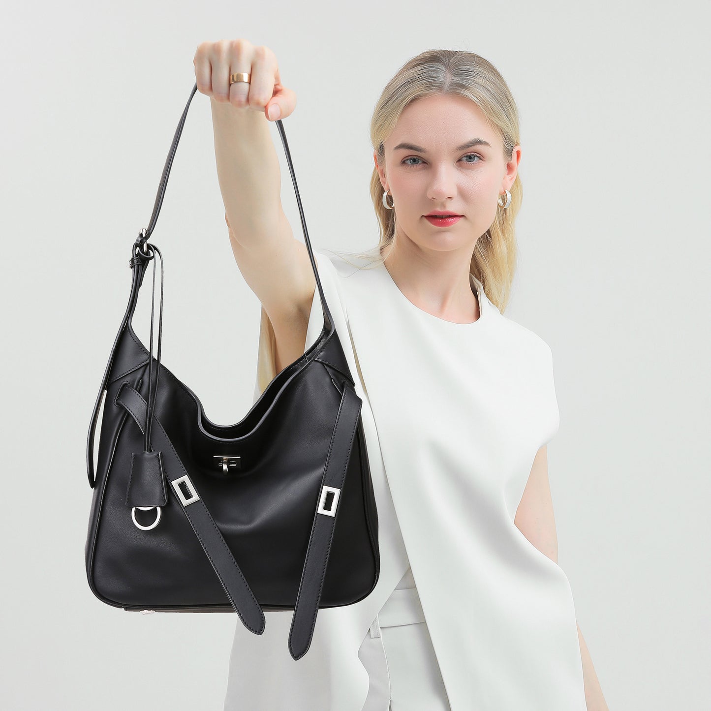 Bolsa de ombro Marca B estilo semelhante fashion para o dia a dia Bolsa de ombro curta minimalista elegante Bolsa Grande capacidade luxo discreto Bolsa transversal feminina