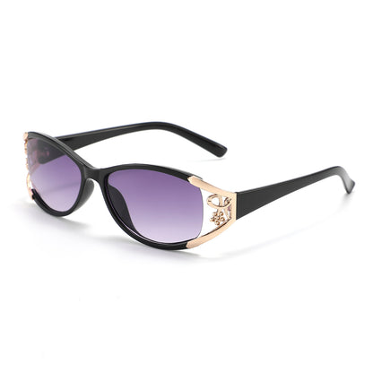 Metal hollow sunglasses, 2025 new women's premium sunglasses, unique hot girl disco fashion sunglasses